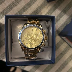 Invicta Gold and Blue Men's Chronograph Watch